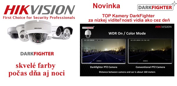 Hikvision DarkFighter kamery
